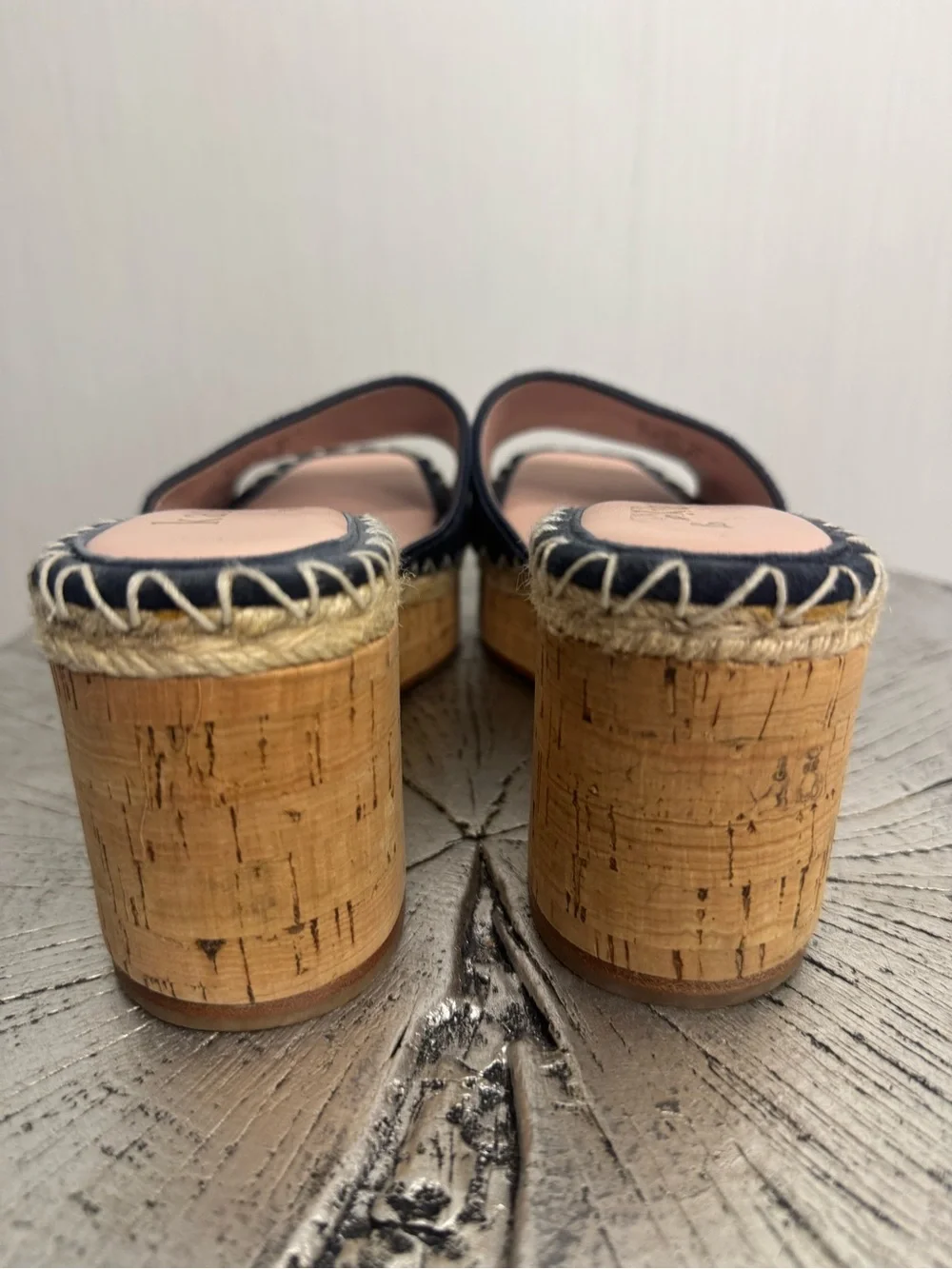 Kate Spade Cosette Shoes. Navy Wedges. Size 6.